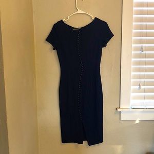 Navy Blue Pencil Dress